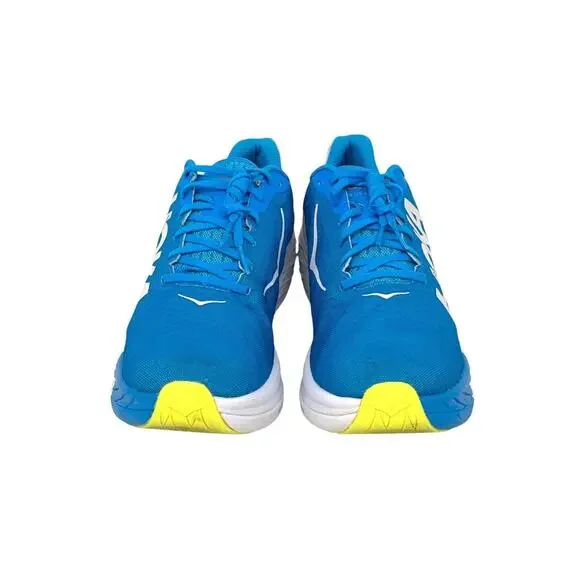 Hoka One One Rocket X Running Shoes Sneakers Blue Yellow Mens Size 12 Women 13 - Picture 4 of 8